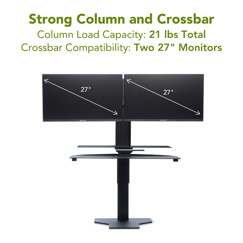Sit2Stand™ Dual Monitor Desk Converter
