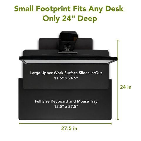 Sit2Stand™ Single Monitor Desk Converter