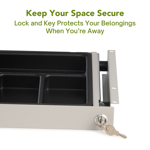 Ideal-Fit™ Long Pen Under Desk Drawer - 10"