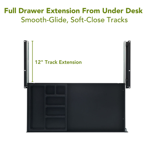 Ideal-Fit™ Under Desk Long Drawer - 13"