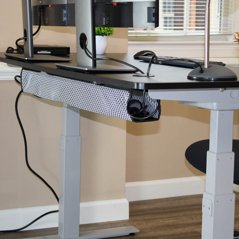 Standing Desk Mesh Cable Manager