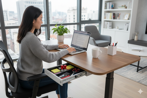 Ideal-Fit™ Deep Pen Under Desk Drawer - 13"