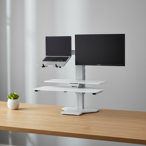 Sit2Stand™ Dual Monitor Desk Converter