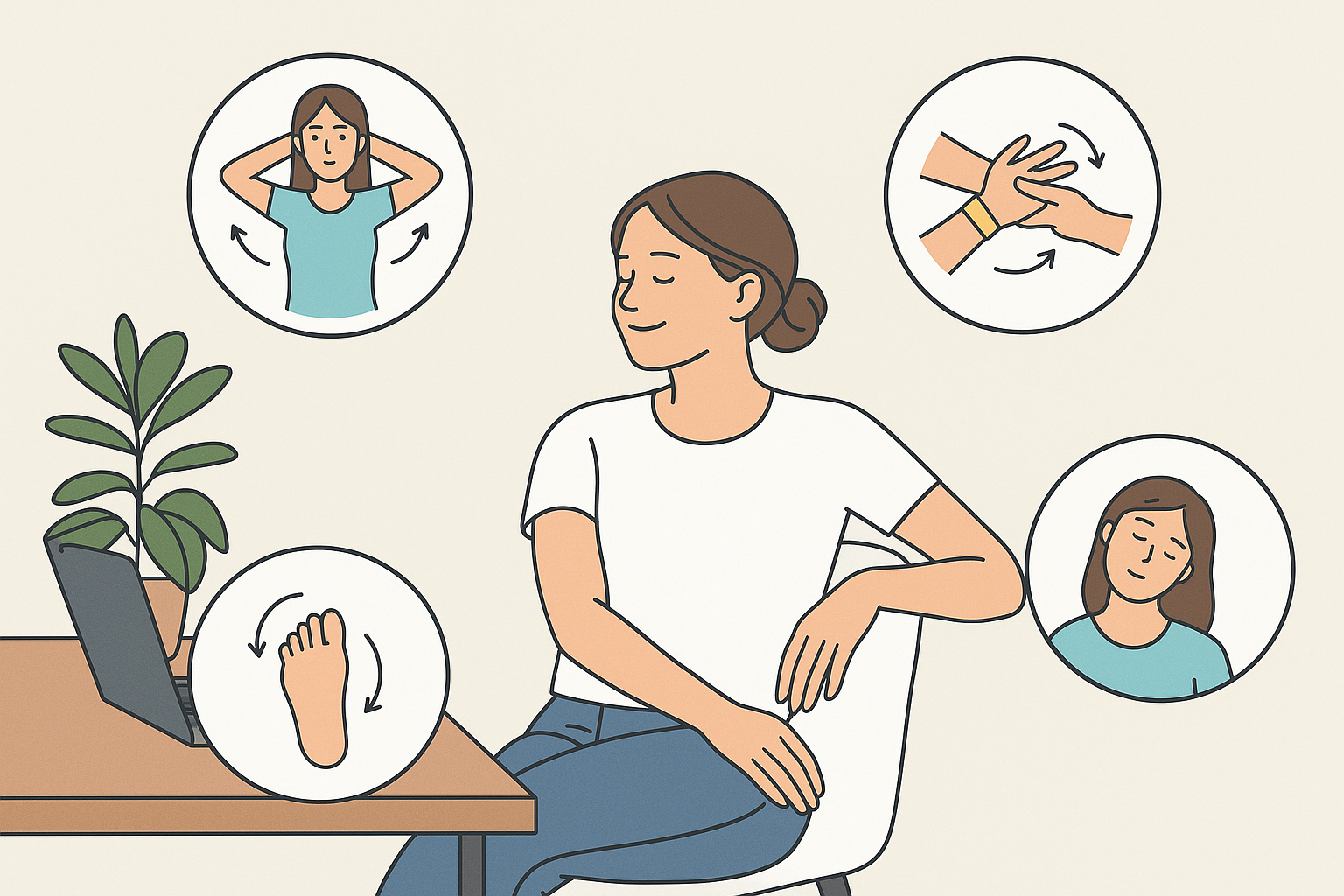 Fun Micro Movement 5 Micro-Movements to Boost Energy at Your Desk – Perfect Posture
