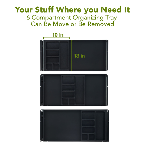 Ideal-Fit™ Under Desk Long Drawer - 13"