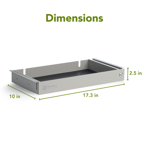 Ideal-Fit™ Utility Under Desk Drawer