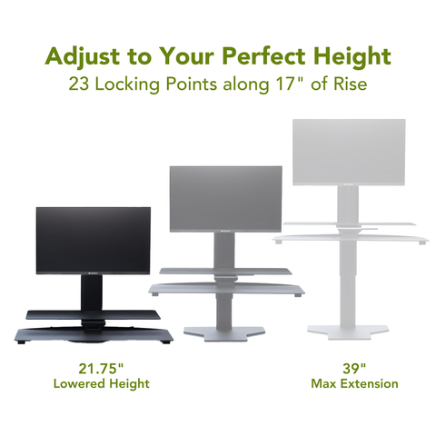 Sit2Stand™ Single Monitor Desk Converter