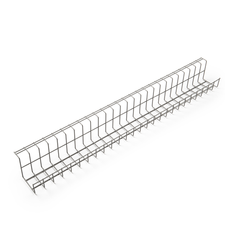 Wire Basket Cable Management Tray  - Home & Office Under Desk Cable Manager Shelf and Cord Organizer - (31" x 2.85")