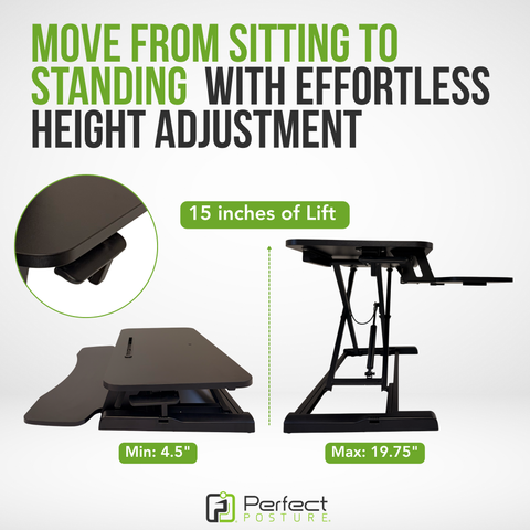Sit2Stand™ Standing Desk Converter 32" Monitor Riser