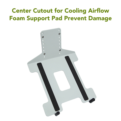 Sit2Stand Standing Desk Converter Monitor Mount AND Laptop Holder – 18” Height Adjustable Sit-Stand Workstation