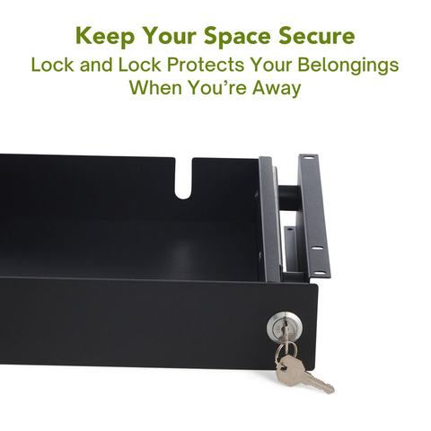 Ideal-Fit™ Under Desk Long Slim Drawer - 10"