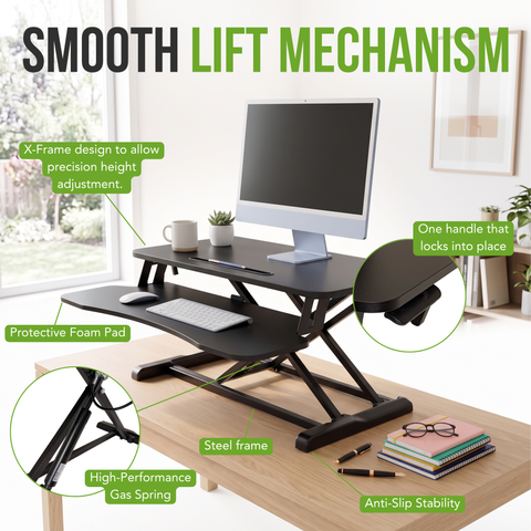 Sit2Stand™ Standing Desk Converter 32" Monitor Riser
