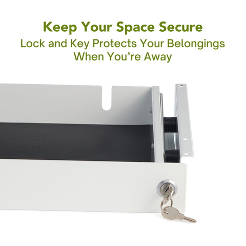 Ideal-Fit™ Under Desk Long Slim Drawer - 10"