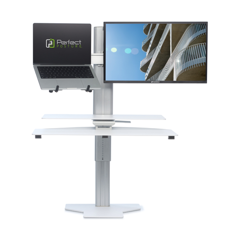 Sit2Stand Standing Desk Converter Monitor Mount AND Laptop Holder