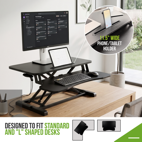 Sit2Stand™ Standing Desk Converter 32" Monitor Riser