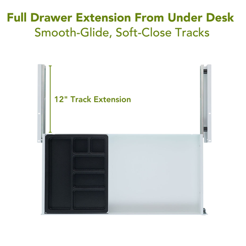 Ideal-Fit™ Under Desk Long Drawer - 13"