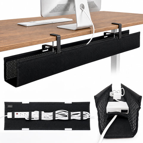 Clamp Mounted Mesh Cable Manager - (38")