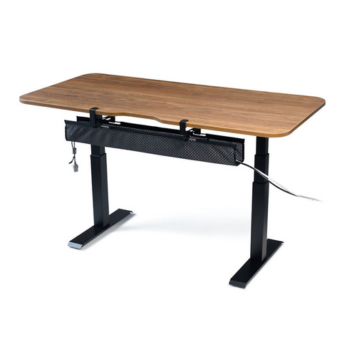 Clamp Mounted Mesh Cable Manager - Flexible Mesh Under Desk Cable Management and Cable Organizer System - (38" Wide)