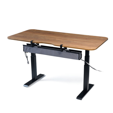 Clamp Mounted Mesh Cable Manager - Flexible Mesh Under Desk Cable Management and Cable Organizer System - (38" Wide)