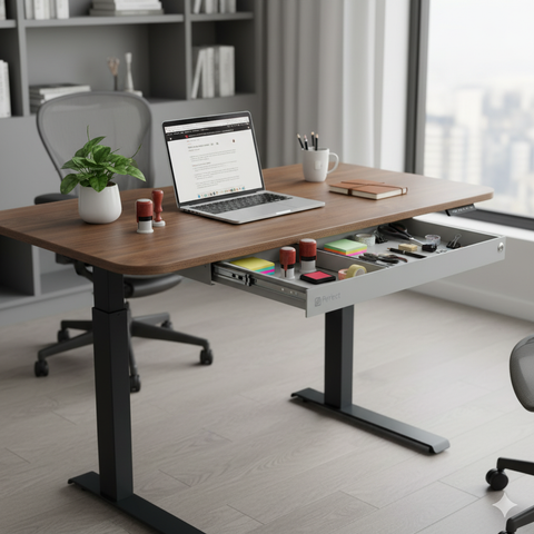 Ideal-Fit™ Under Desk Long Slim Drawer - 10"