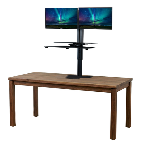 Sit2Stand™ Standing Desk Converter with Dual Monitor Mount