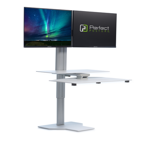 Sit2Stand™ Standing Desk Converter with Dual Monitor Mount