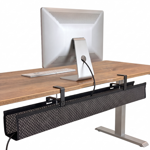 Clamp Mounted Mesh Cable Manager - (38")