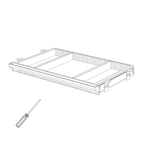Plastic Under desk Drawer.(DRWP08)