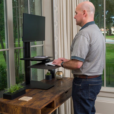 Sit2Stand™ Single Monitor Desk Converter