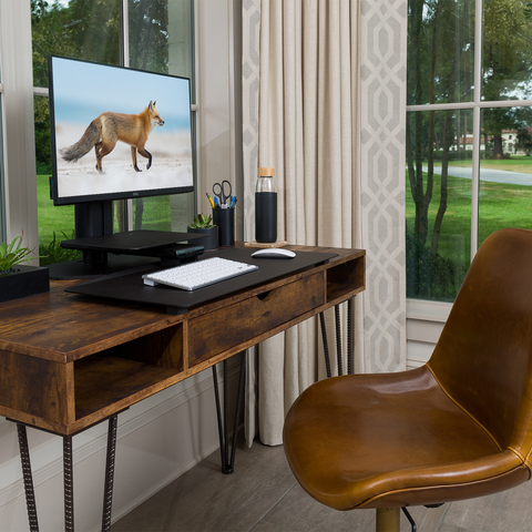Sit2Stand™ Standing Desk Converter with Single Monitor Mount