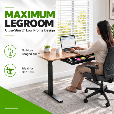 Long Standing Desk Drawer - (10" x 33")