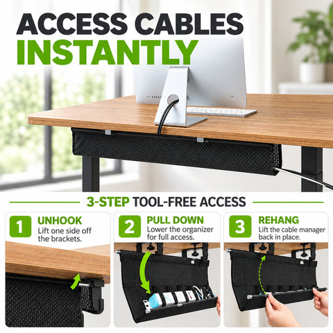Mesh Cable Manager - (38")